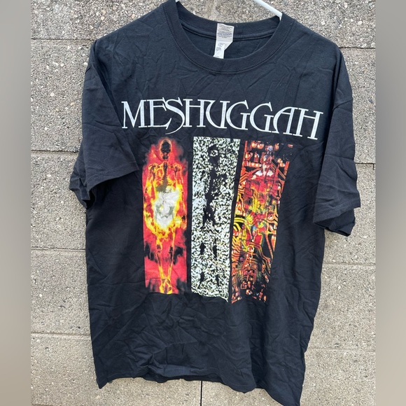 Meshuggah Destroy Erase Improve Heavy Metal Black T shirt Men’s L - Picture 1 of 3